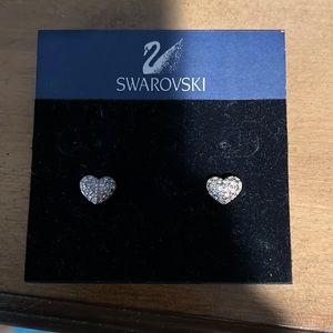 Swarovski Heart Earrings